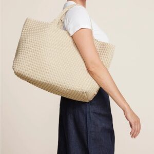Naghedi Ecru St Barths Large Tote